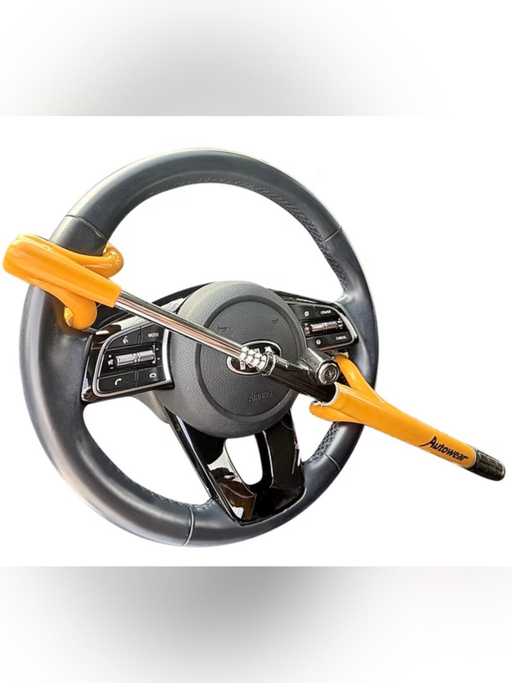 🎒BTS SALE📚 Autowear 6009L Twin Hook Steering Wheel Lock Anti-Theft Security